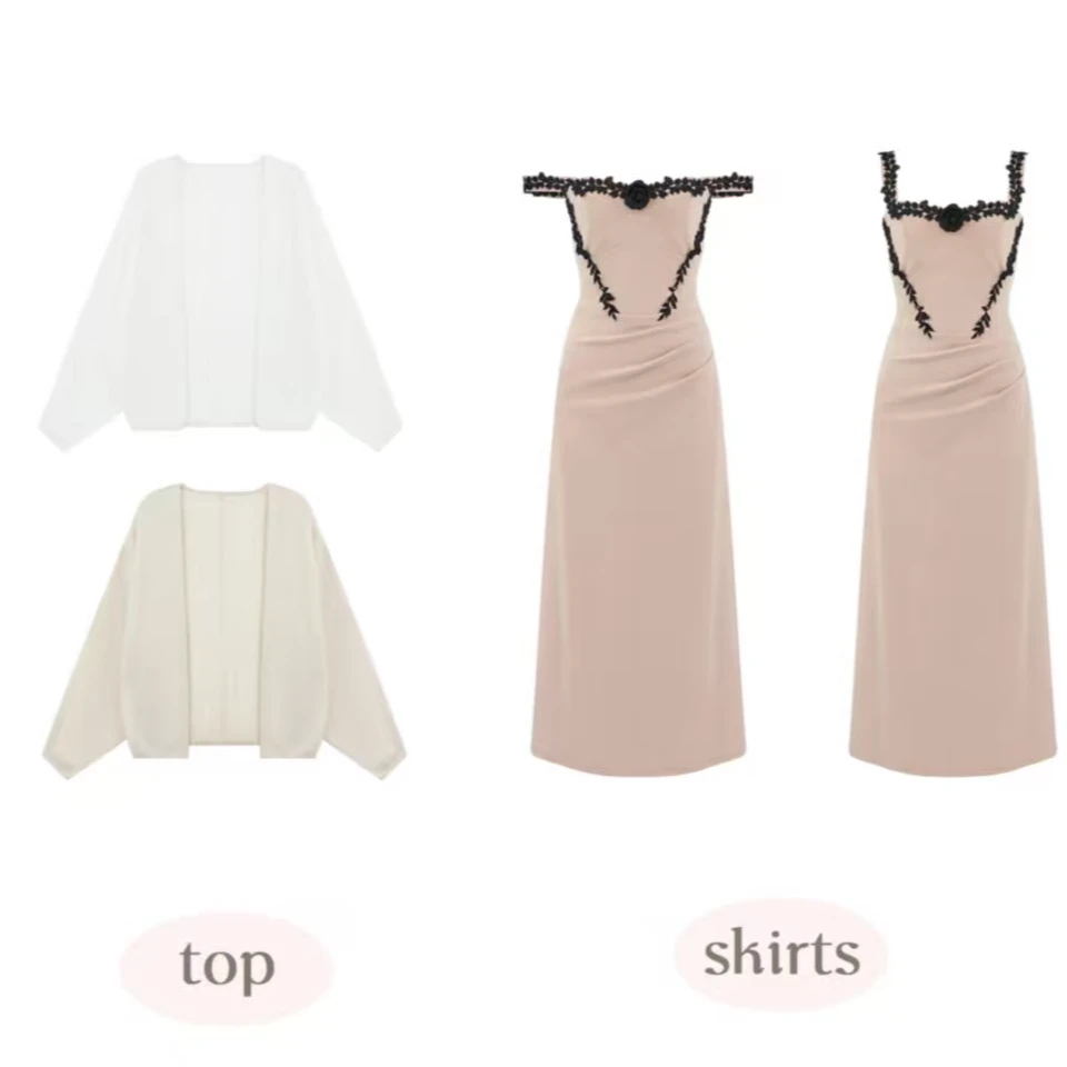 Baby rouu【云朵开衫】温与柔气质舒适显瘦超百搭的吊带裙开衫