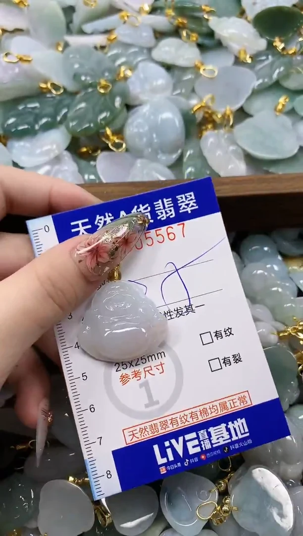 颈饰未镶嵌翡翠爆****~天然A货翡翠