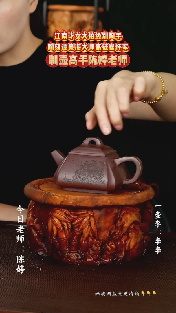 陈婷老师    深井茄皮紫  280cc