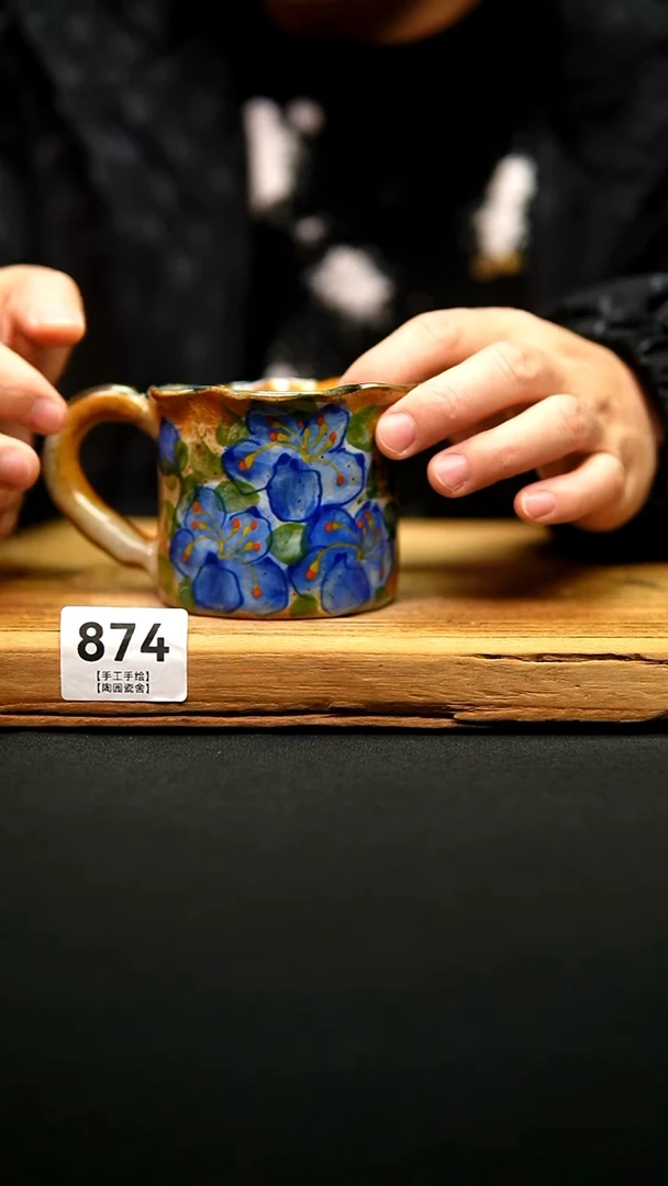 @@陶园瓷舍@@纯手工手绘@高温釉下彩