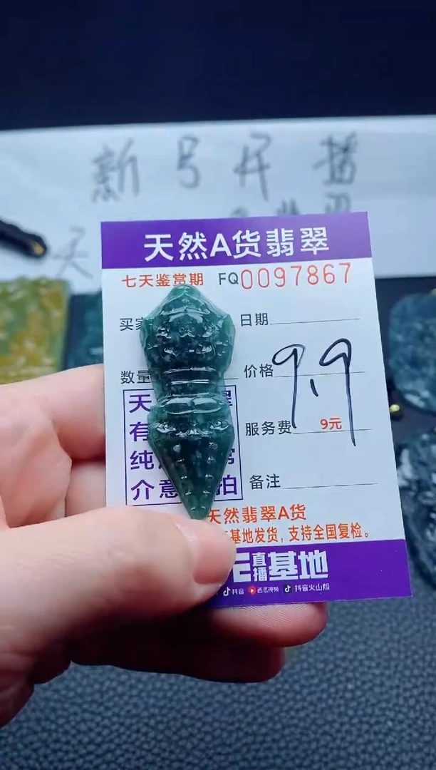 翡翠未镶嵌颈饰