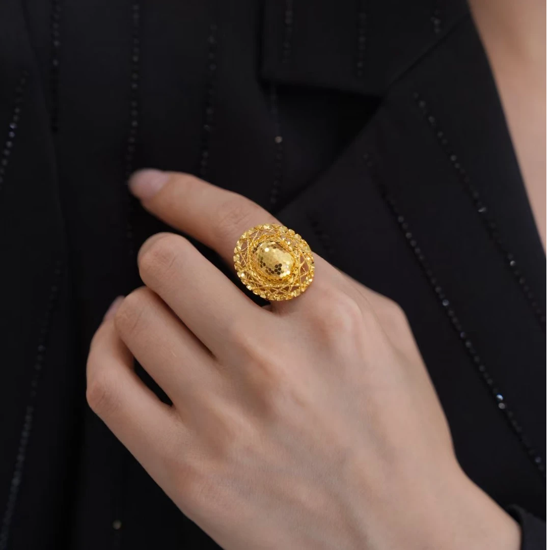 【巧玲专属】足金999鸽子蛋戒指 活口经典 6.54