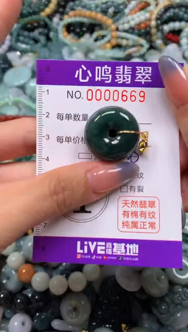 颈饰未镶嵌翡翠闪购00669