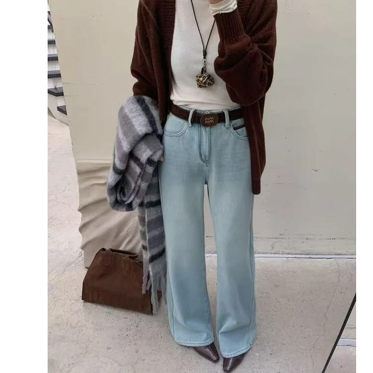 55593标美家加绒牛仔裤