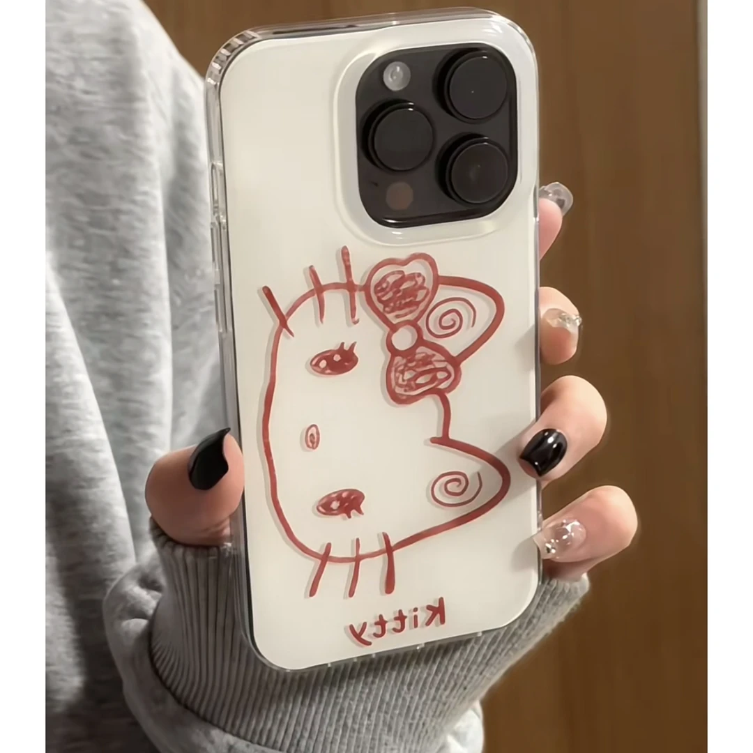 壳望红线KT适用苹果华为vivo小米oppo女iphone15/16/14手机壳