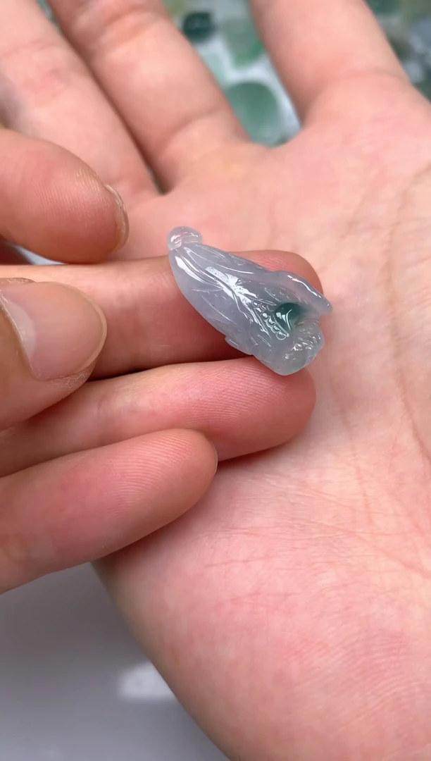 翡翠未镶嵌颈饰18白菜