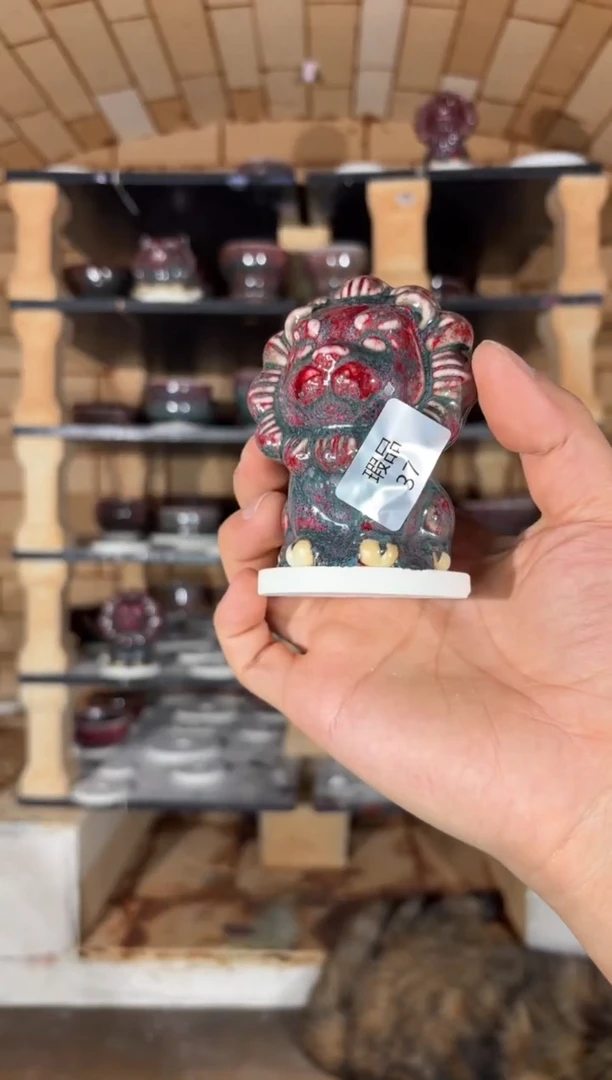 摆件精品窑变钧瓷茶器