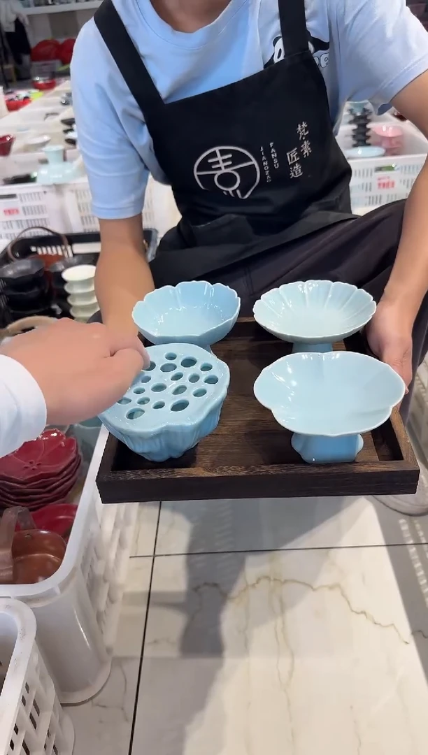 瓷片微瑕商品，介意勿拍-托盘