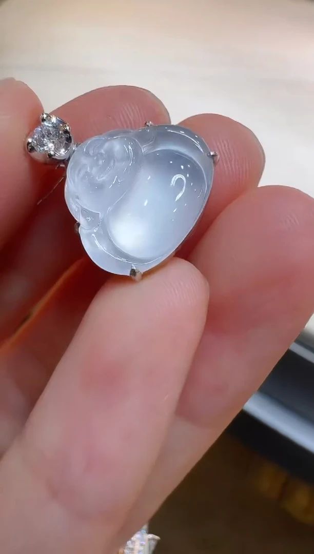 翡翠18K金镶嵌吊坠(不含链)多样性团购发一件