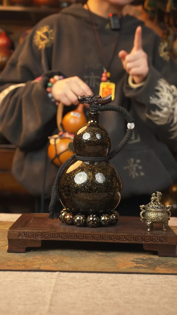 【闪购商品】475大漆葫芦一物一拍记550ml