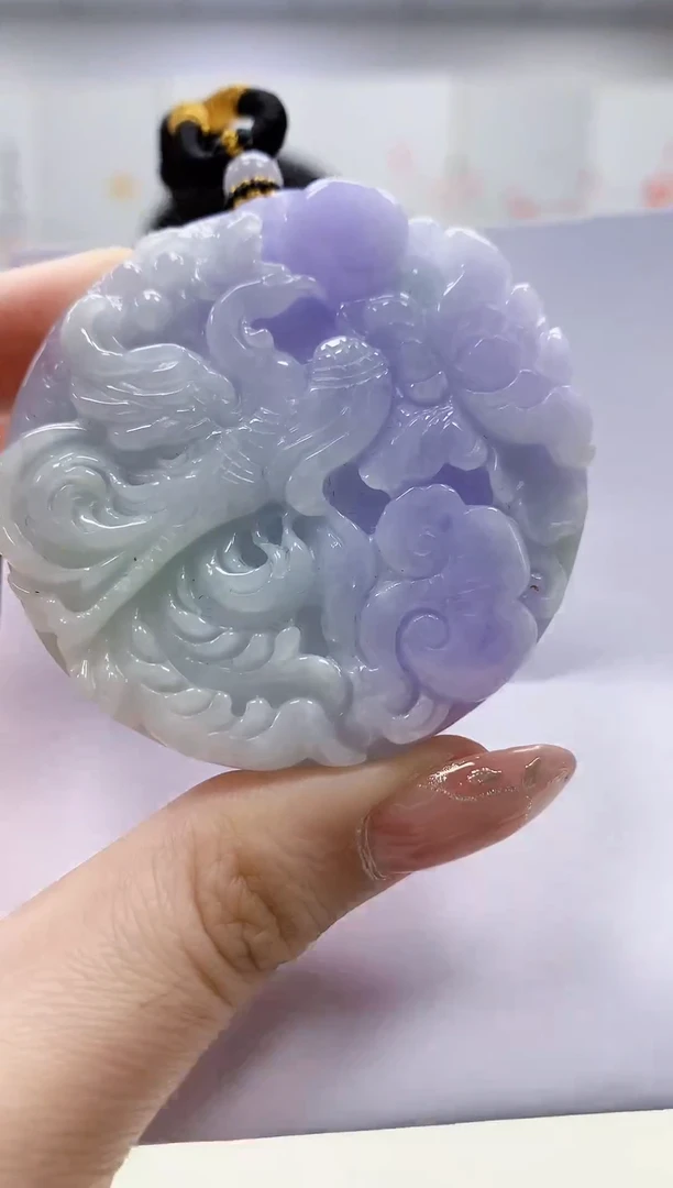 未镶嵌定制翡翠5060jw-毛货挂件25