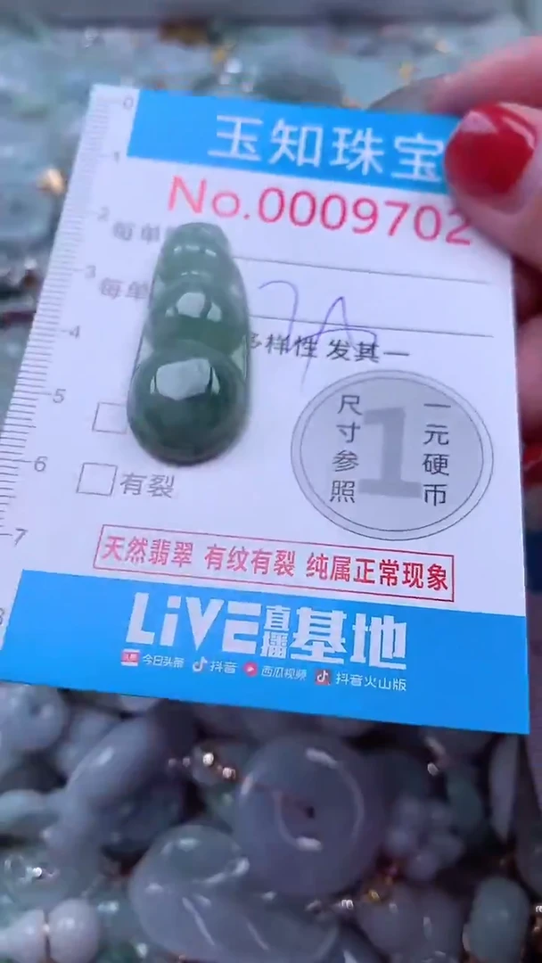 吊坠(不含链)未镶嵌翡翠9702