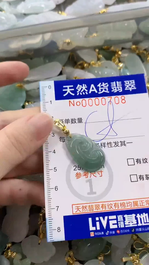颈饰未镶嵌翡翠天然A货翡翠