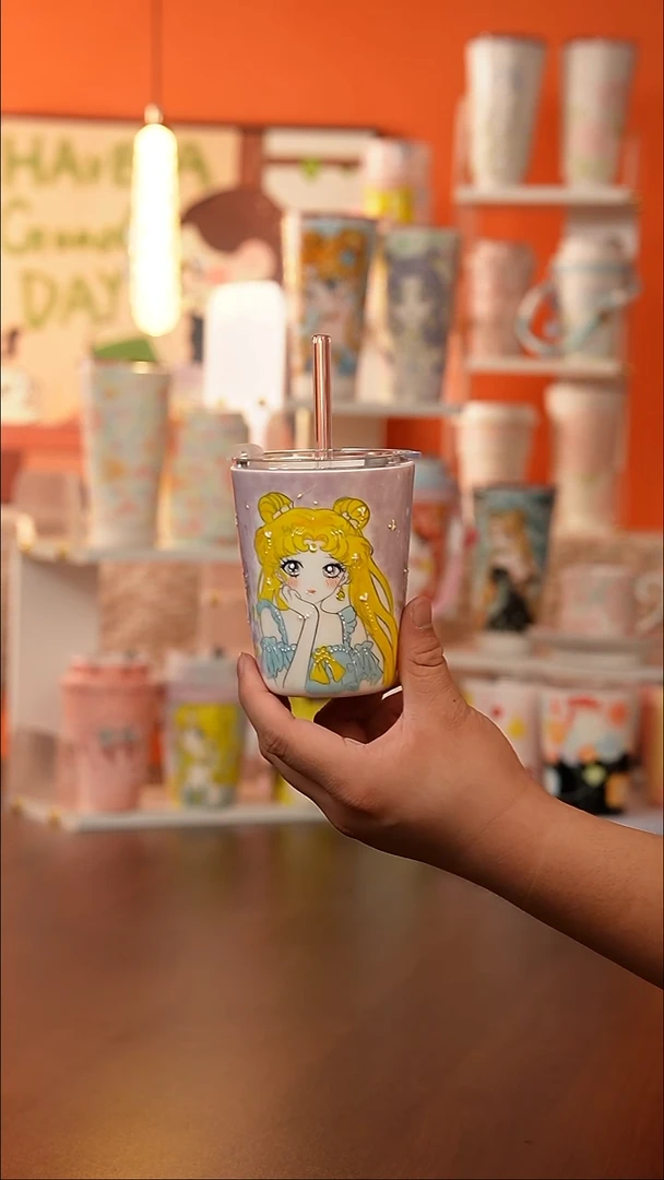 景德镇手工手绘文创陶瓷杯