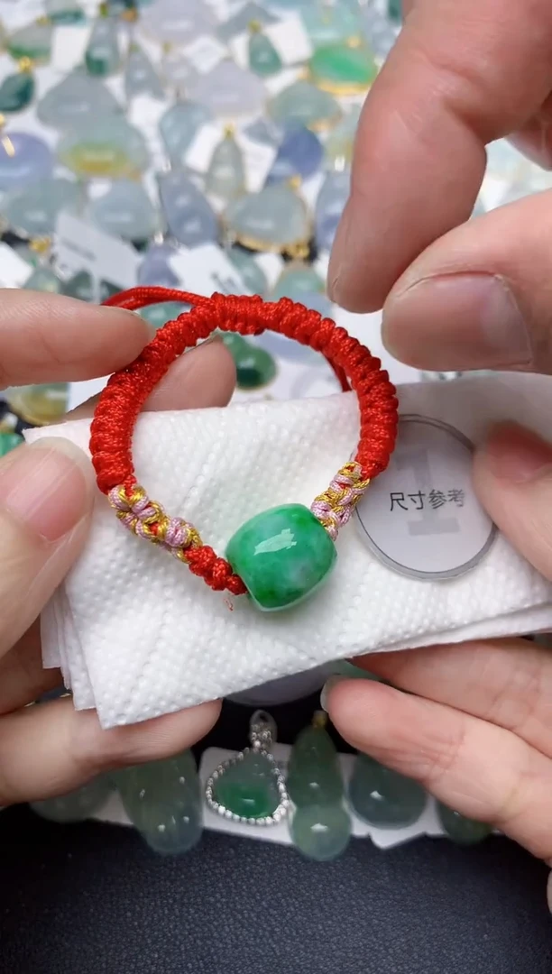 颈饰未镶嵌翡翠天然缅甸A货翡翠