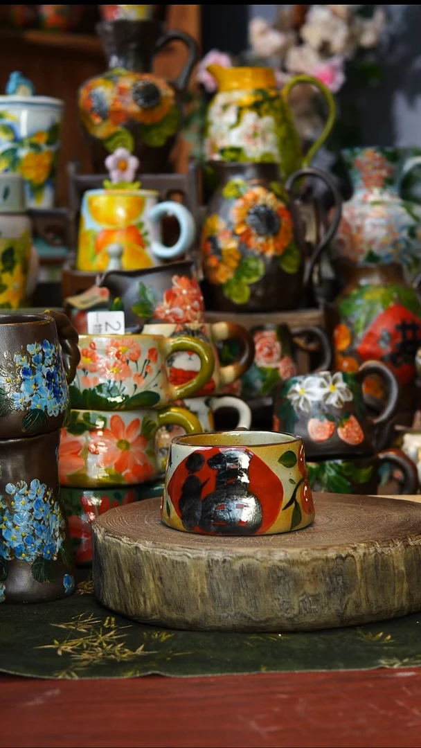 陶瓷29景德镇手工手绘釉下彩