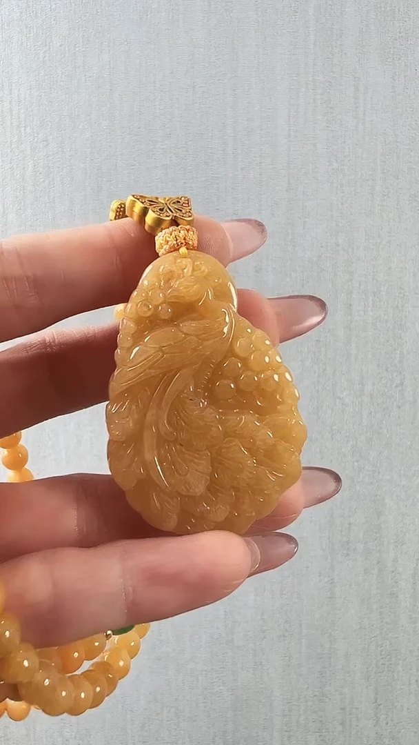 颈饰未镶嵌翡翠凤凰