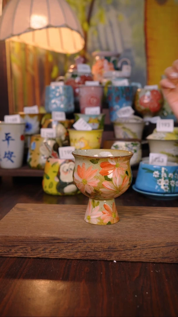 摆件泥垚手作 景德镇手工手绘器物