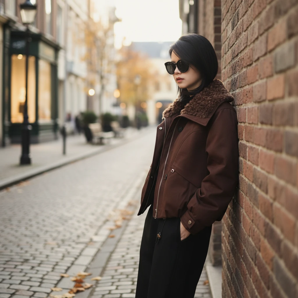 【微依韩】2025冬季羽绒服外套保暖上衣翻领短款时尚女百搭秋冬