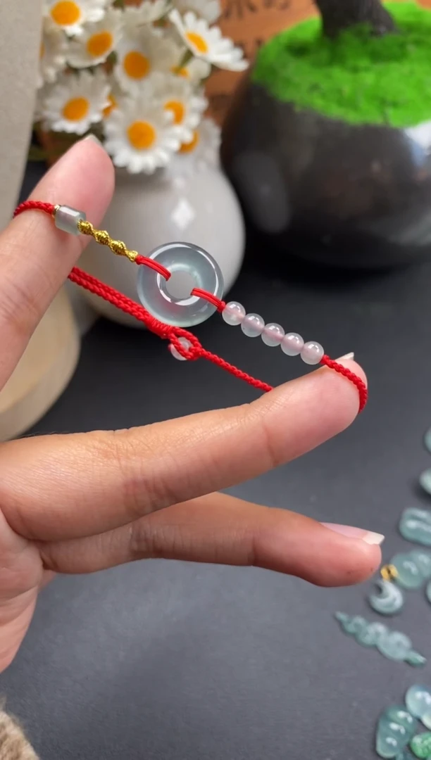 散珠翡翠冰种甜甜圈