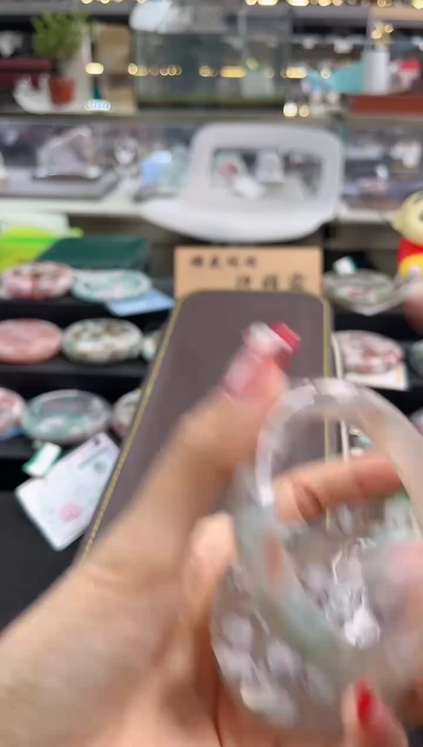 未镶嵌手镯石英质玉瑾圈口（赠品镯心）