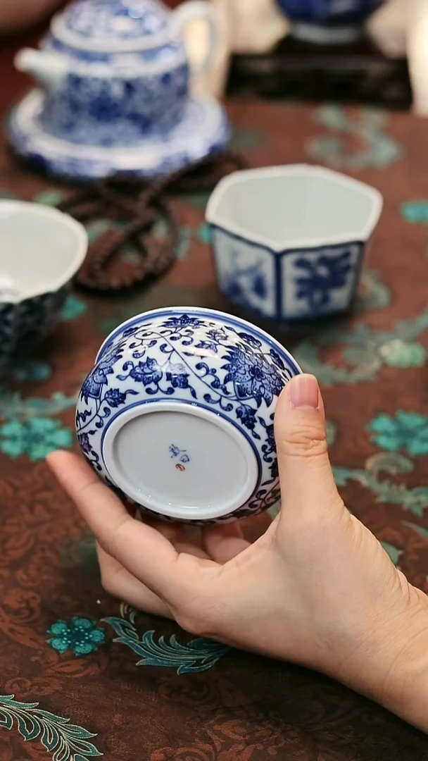A****g镹日陶柴窑手绘青花