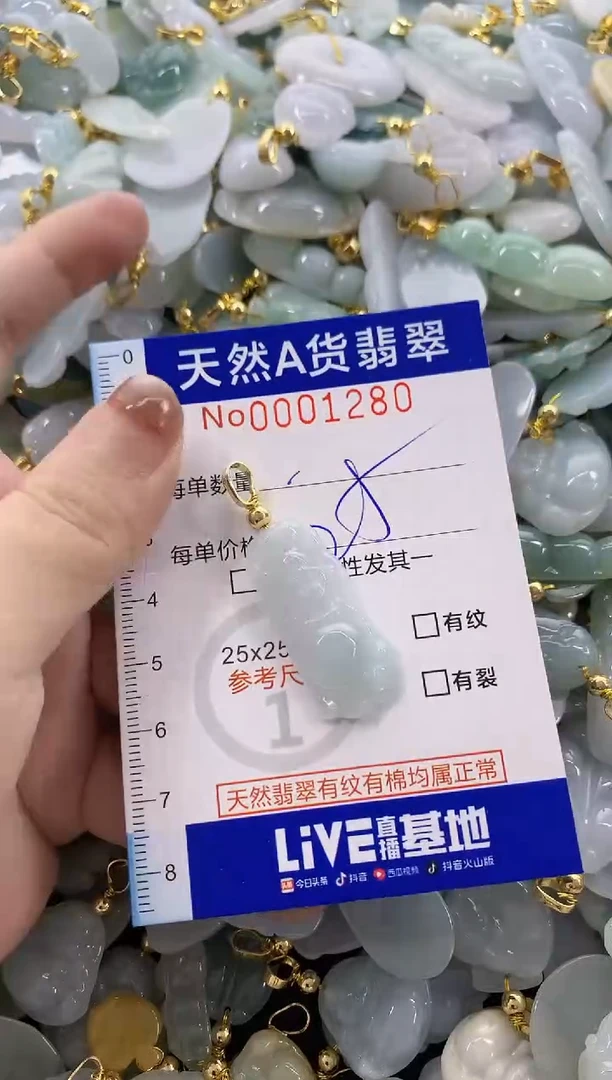 颈饰未镶嵌翡翠天然A货翡翠