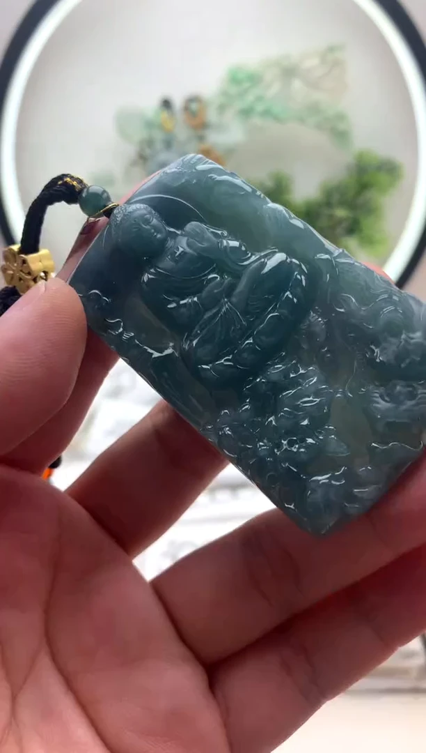 颈饰未镶嵌翡翠阿弥陀佛