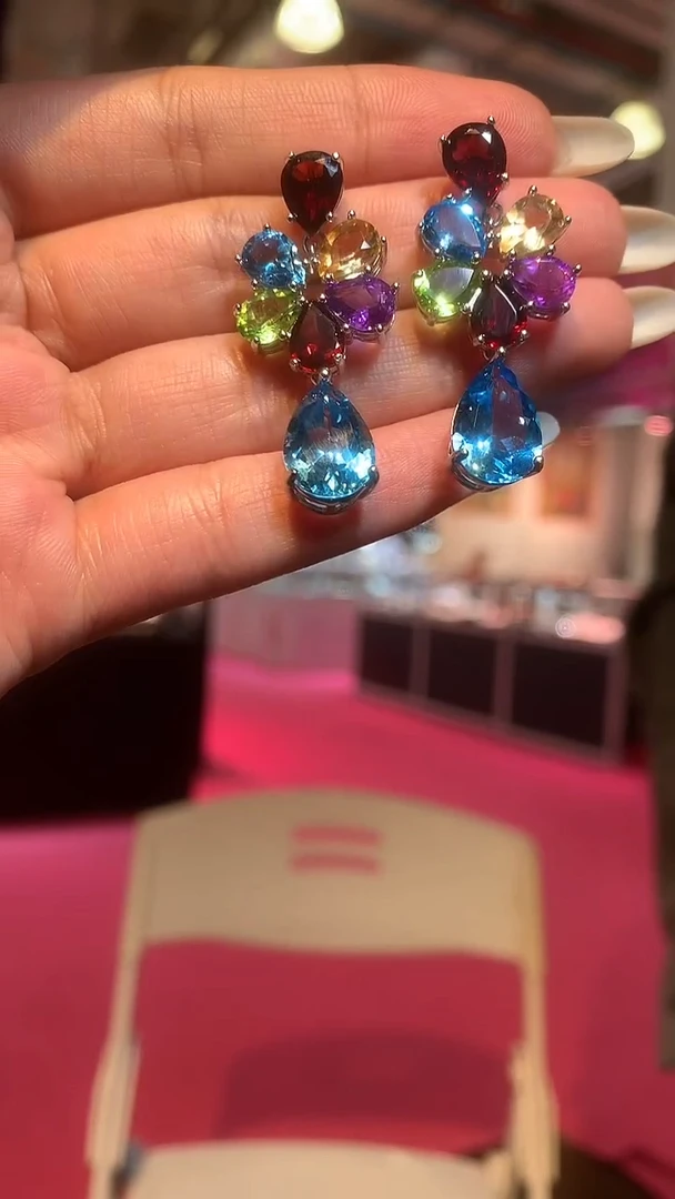 颈饰银S925镶嵌托帕石【宝石世家严选】