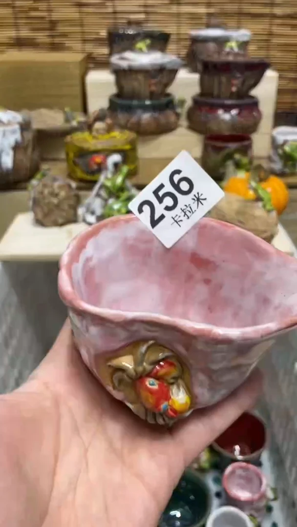 品***选256精美粗陶手工柴烧