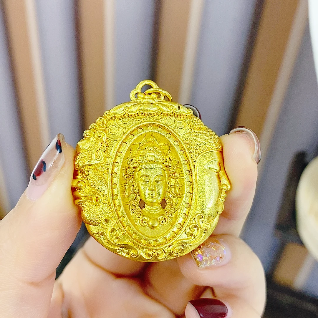 吊坠 时尚百搭 一念之间佛魔吊坠女项链精品不掉色首饰品