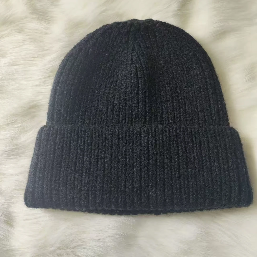 6号秋冬保暖毛线针织帽时尚百搭细针织