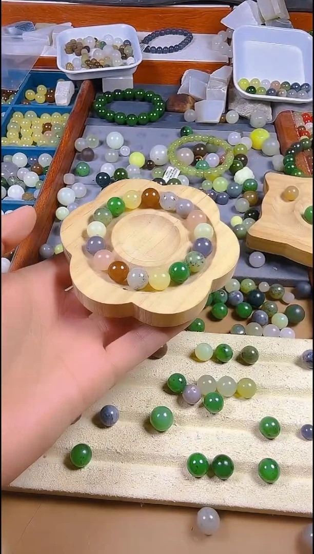 未镶嵌手链和田玉卡12多宝手串