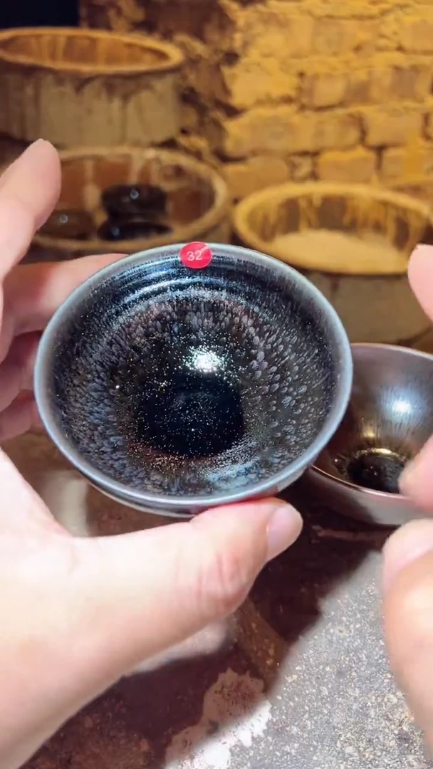 茶盏32柴烧建盏主人杯