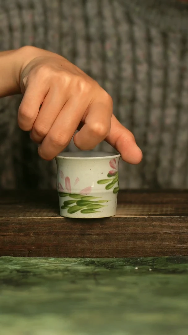 陶瓷青诗集手工手绘瓷器