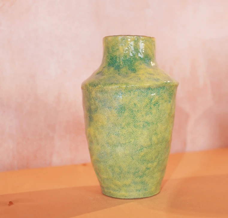 S01 茶末绿釉||景德镇新中式简约桌面高端陶瓷花瓶花器