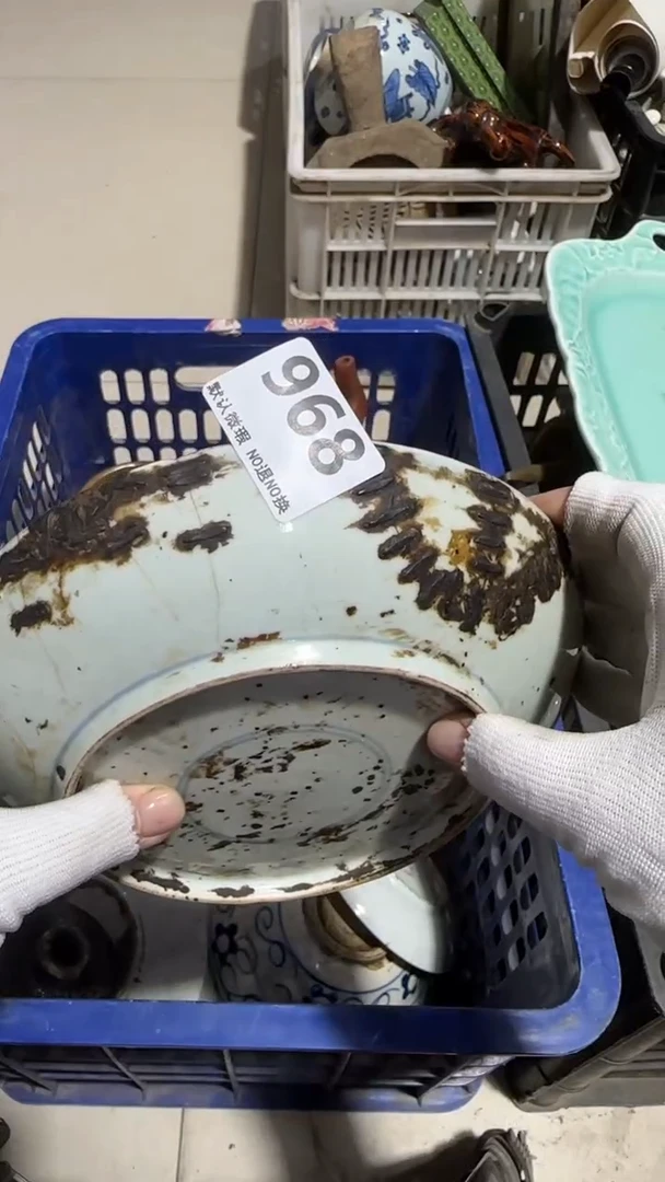 瓷片小***风亿容工艺品968