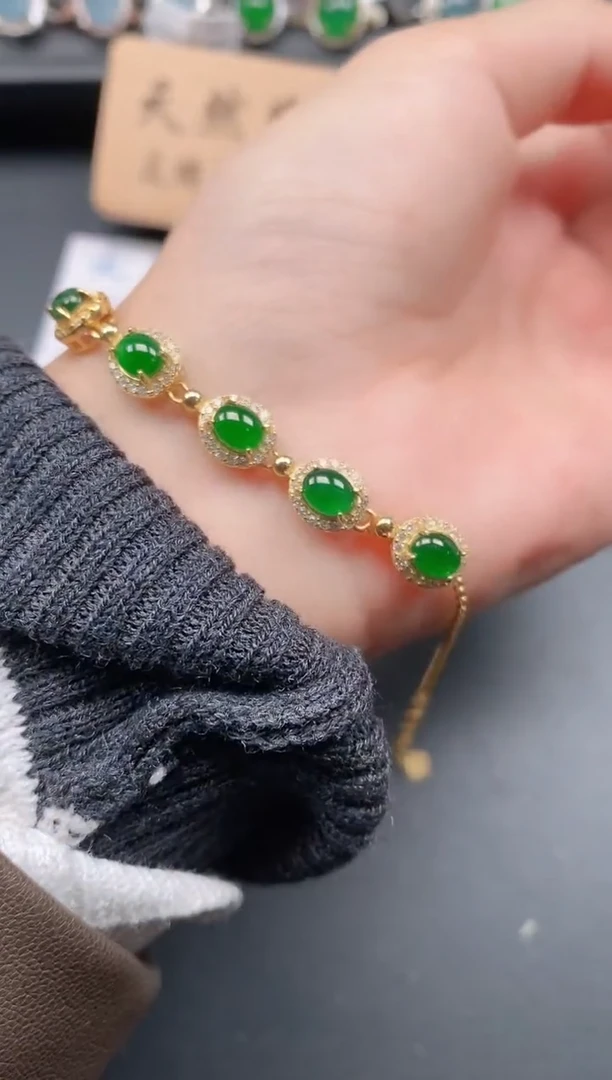 银S925镶嵌戒指翡翠111