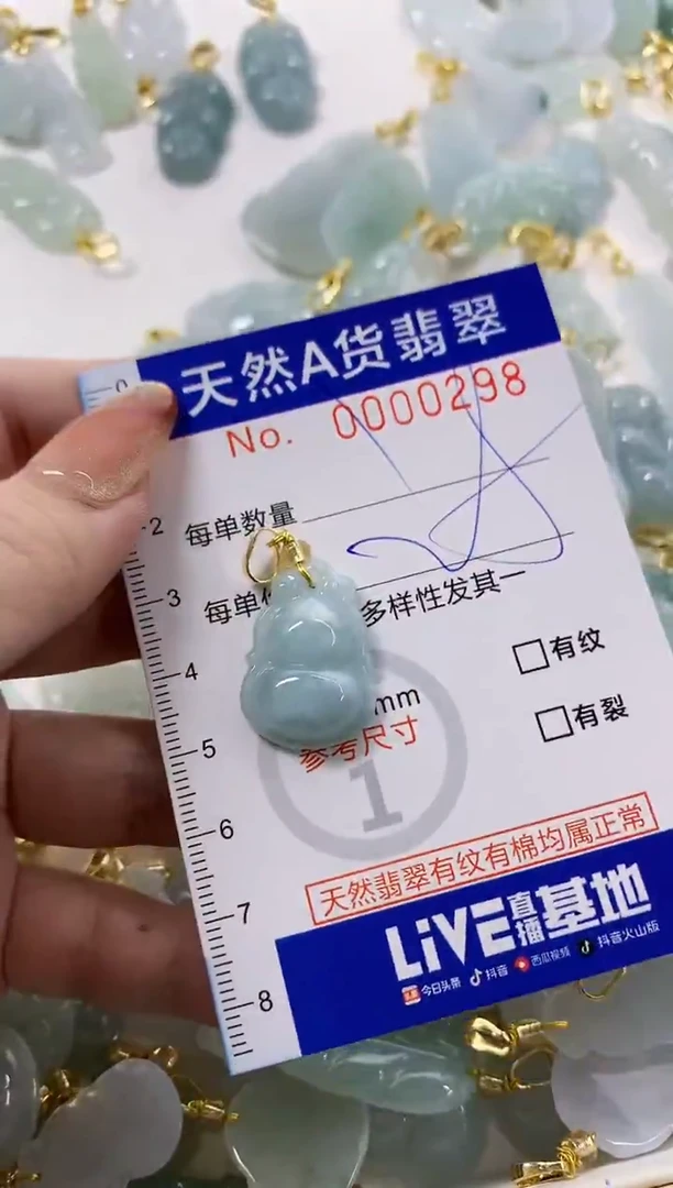 颈饰未镶嵌翡翠天然A货翡翠