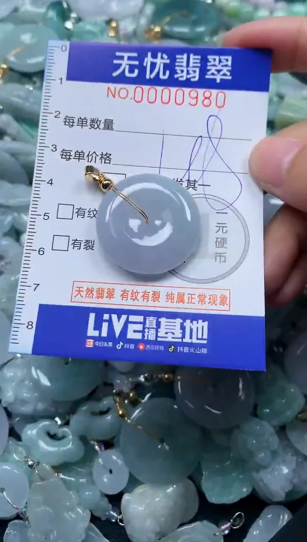 颈饰未镶嵌翡翠980