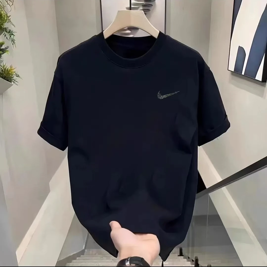 【三折专区】落肩袖青春活力短袖夏季青年T恤宽松春夏简约圆领休闲