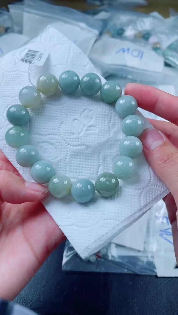 未镶嵌手链翡翠珠串