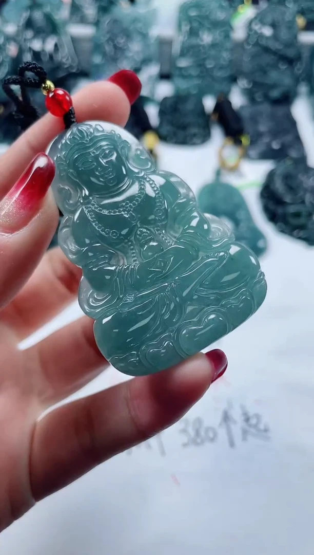 【闪购商品】翡翠颈饰未镶嵌多样性发货一件发货- 度母