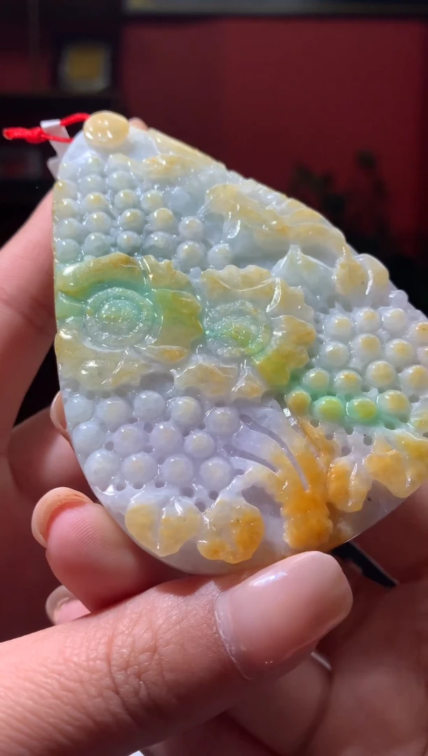 吊坠(不含链)未镶嵌翡翠天然翡翠A货36