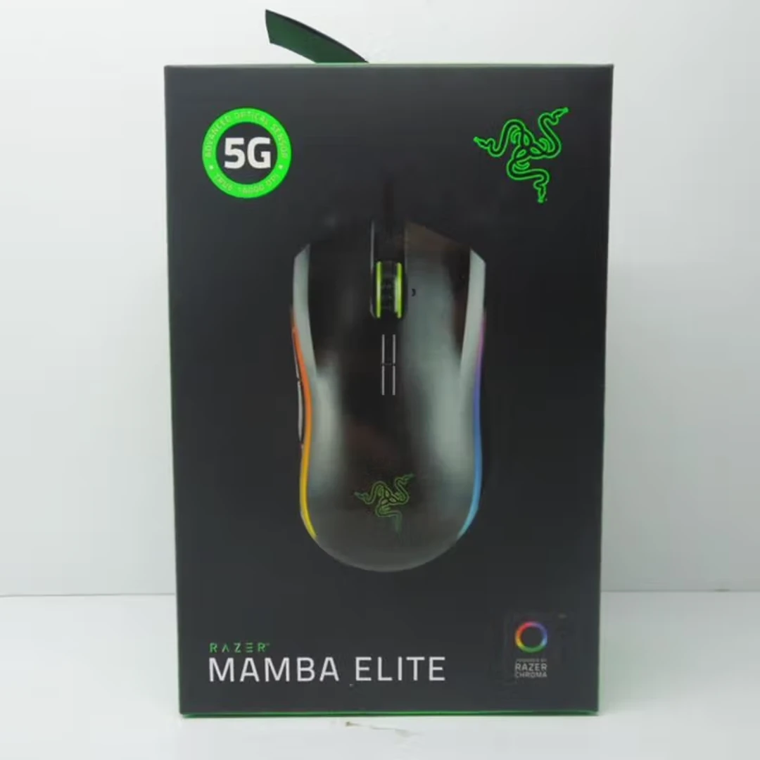 99新 Razer/雷蛇 曼巴眼镜蛇精英版/无线版电竞右手大手鼠标