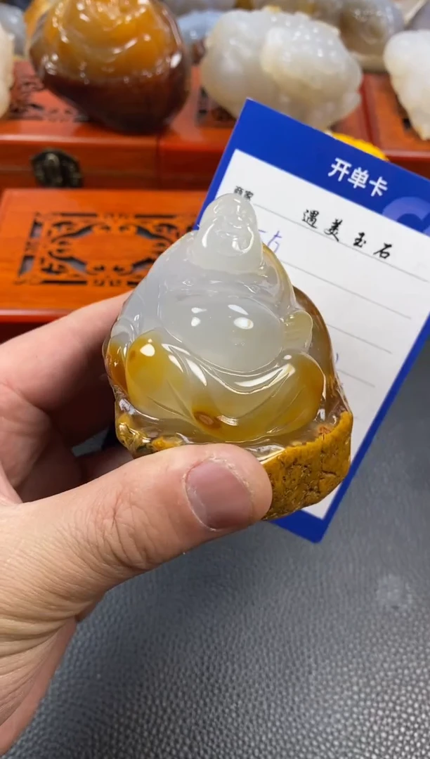 【闪购商品】玛瑙/玉髓摆件未镶嵌1