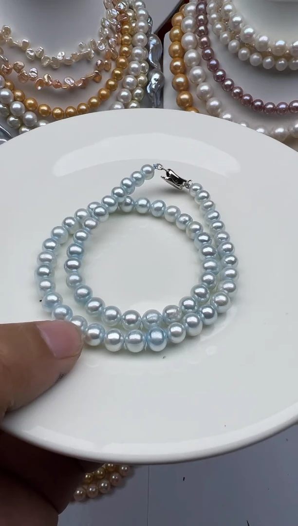 淡水珍珠未镶嵌颈饰1