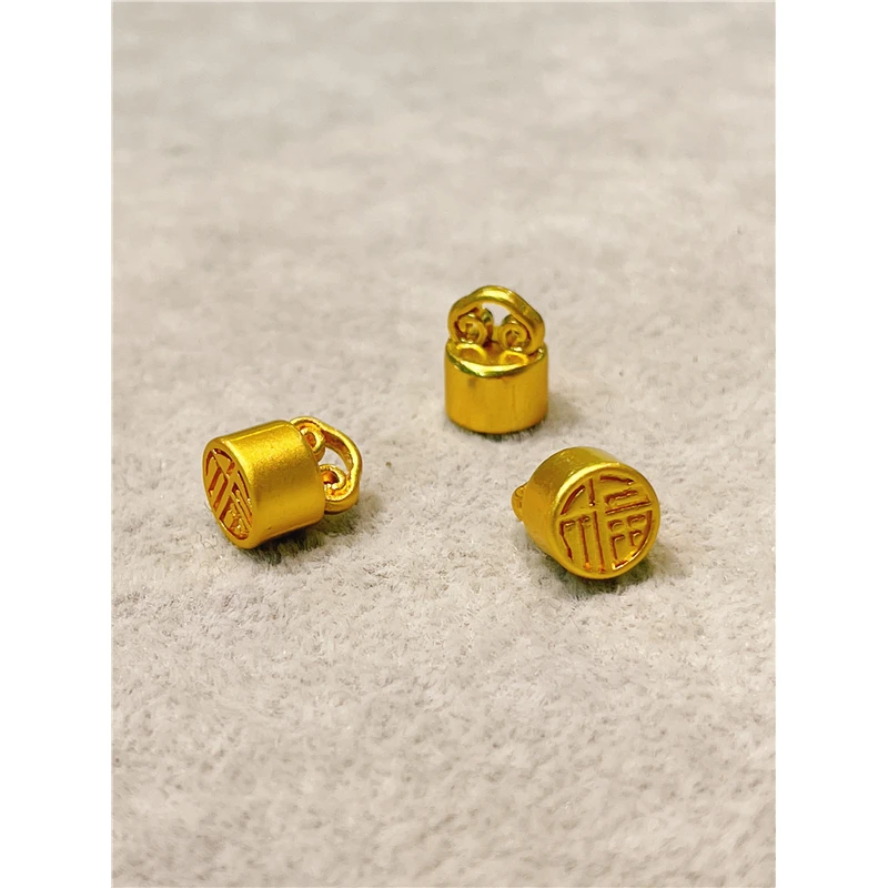 新中式纽扣福字饰品配件国风服饰高端定制旗袍辅料高档精美金色