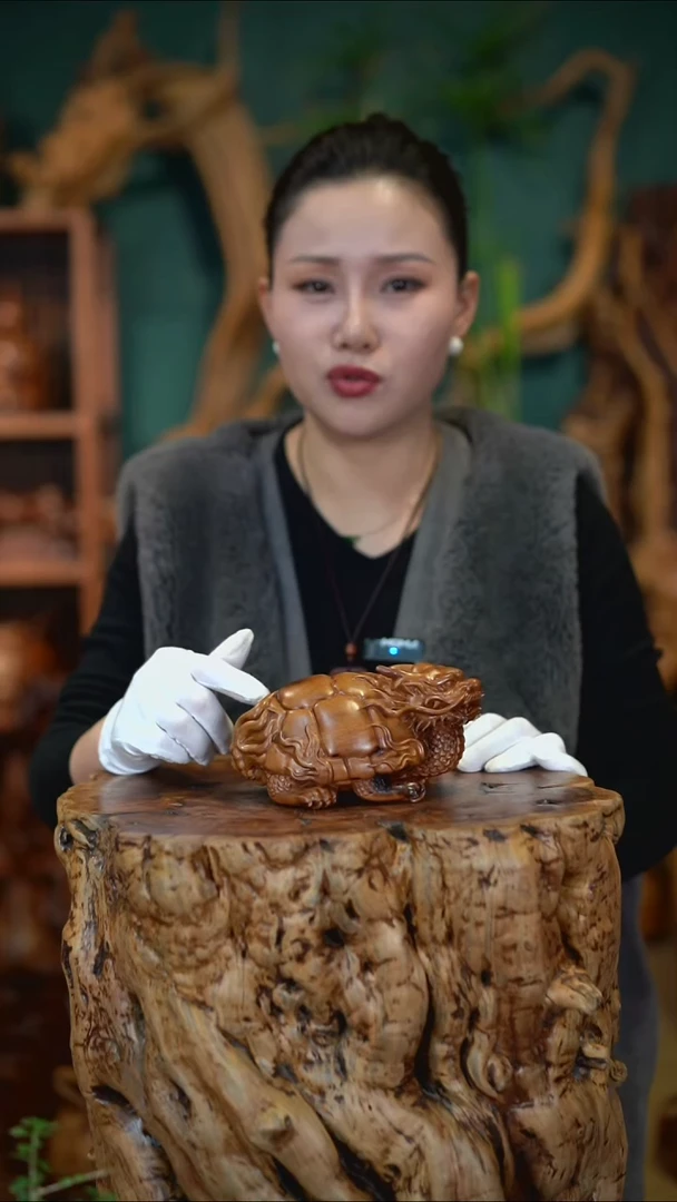 枣木雷击枣木龙龟