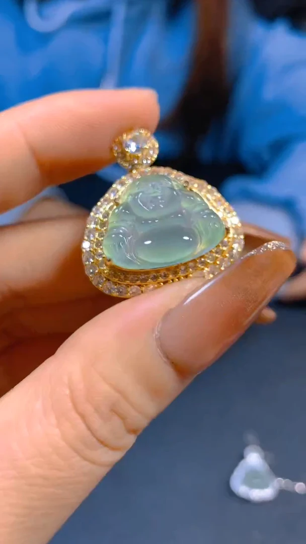 【闪购商品】翡翠吊坠(赠链)未镶嵌0800073944多样性发一